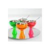 Coupes à glace BIG LOVE, avec cuillère, bleu, Alessi