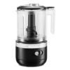 Hachoir électrique 5KFCB519, sans fil, noir mat, KitchenAid