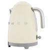 Bouilloire électrique KLF03CREU 1,7 l, crème, Smeg