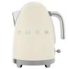 Bouilloire électrique KLF03CREU 1,7 l, crème, Smeg
