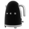 Bouilloire électrique KLF03BLMEU 1,7 l, noir mat, Smeg