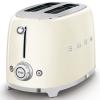 Grille-pain TSF01CREU, 2 tranches, crème, Smeg