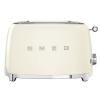 Grille-pain TSF01CREU, 2 tranches, crème, Smeg