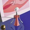 Tire-bouchon Charles de Gaulle ANNA G, rose, Alessi