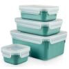 Bocal de rangement MASTER SEAL COLOUR EDITION N1031010 , set de 4 pc, vert, plastique, Tefal