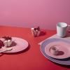 Plat de service RHOMBE 29 x 22 cm, rose, Lyngby