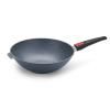 Wok DIAMOND LITE 32 cm, pour induction, poignée amovible, titane, WOLL