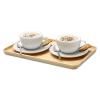 Plateau de service 22 x 13 x 1,2 cm, bois d'hévéa, Continenta