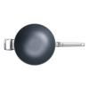 Wok DIAMOND LITE PRO 34 cm, pour induction, poignée en acier inoxydable, titane, WOLL
