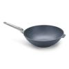 Wok DIAMOND LITE PRO 34 cm, pour induction, poignée en acier inoxydable, titane, WOLL