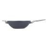Wok DIAMOND LITE PRO 34 cm, manche en acier inoxydable, titane, WOLL