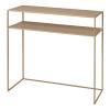 Table console FERA 85 cm, beige, acier, Blomus