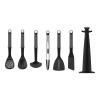 Set d'ustensiles de cuisine ELEVATE, avec support rotatif, noir, Joseph Joseph