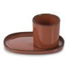 Soucoupe pour tasse CARACTERE, cannelle, REVOL