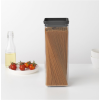 Boîte de conservation pour aliments TASTY PLUS 2,5 l, gris foncé, plastique, Brabantia