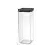 Boîte de conservation pour aliments TASTY PLUS 2,5 l, gris foncé, plastique, Brabantia