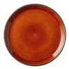 Assiette à dessert 17 cm, noir/ambre, Bitz
