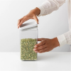 Boîte de conservation pour aliments TASTY PLUS 1,6 l, gris clair, plastique, Brabantia