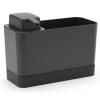 Organisateur d'évier, avec distributeur, gris, Brabantia