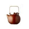 Théière avec infuseur à thé 1,2 l, ambre, manche chêne, Bitz