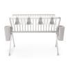 Egouttoir à vaisselle, pliable, gris clair, Brabantia
