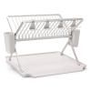 Egouttoir à vaisselle, pliable, gris clair, Brabantia