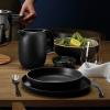 Assiette NORDIC KITCHEN 25 cm, noir, grès, Eva Solo