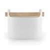 Récipients de stockage TOOL BOX 15 cm, avec manche en bois, blanc, Eva Solo