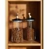 Bocal de nourriture pour chat MIOJAR 1,5 l, noir, verre, Alessi