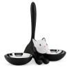 Gamelle pour chat TIGRITO, noir, Alessi
