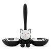Gamelle pour chat TIGRITO, noir, Alessi