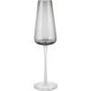 Flûte à champagne BELO, set de 2 pc, 200 ml, gris, Blomus