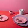 Assiette à dessert RHOMBE, 21 cm, rose, Lyngby
