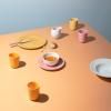 Assiette à dessert RHOMBE, 21 cm, rose, Lyngby