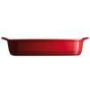 Plat de cuisson four 42 x 27 cm, rouge bordeaux, Emile Henry