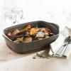 Plat de cuisson four 42 x 27 cm, rouge bordeaux, Emile Henry