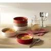 Plat à crème brûlée 12 cm, set de 2 pièces, rouge bordeaux, Emile Henry