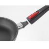 Poêle antiadhésive TITANIUM NOWO 28 cm, pour induction, poignée amovible, titane, WOLL