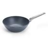 Wok DIAMOND LITE PRO 26 cm, manche en acier inoxydable, titane, WOLL