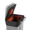 Poubelle TRASH COMPACTOR TITAN 30 l, acier inoxydable, Joseph Joseph