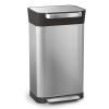 Poubelle TRASH COMPACTOR TITAN 30 l, acier inoxydable, Joseph Joseph