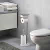 assistant de toilettes EASYSTORE 68 cm, argent / blanc, acier inoxidable, Joseph Joseph