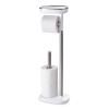 assistant de toilettes EASYSTORE 68 cm, argent / blanc, acier inoxidable, Joseph Joseph