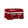 Grille-pain ARTISAN, 4 tranches, rouge métallique, KitchenAid