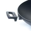 Wok TITANIUM NOWO 32 cm, avec poignée, titane, WOLL
