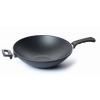 Wok TITANIUM NOWO 32 cm, avec poignée, titane, WOLL