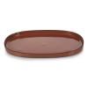 Plat de service CARACTERE 35 cm, cannelle, REVOL
