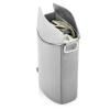 Sac à linge FRISCO, 65 l, gris argent, Blomus