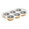 Moule à gâteau ANNIVERSARY BUNDLETTE BUNDT , pour 6 minibundt cakes, gold, Nordic Ware
