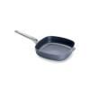Poêle antiadhésive DIAMOND LITE PRO 26 x 26 cm, manche en acier inoxydable, WOLL
